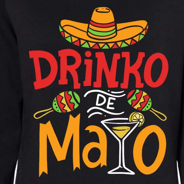 Drinko De Mayo Cinco De Mayo Fiesta Womens California Wash Sweatshirt