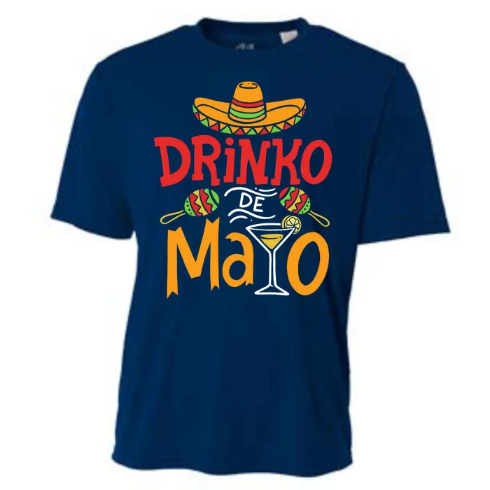 Drinko De Mayo Cinco De Mayo Fiesta Cooling Performance Crew T-Shirt