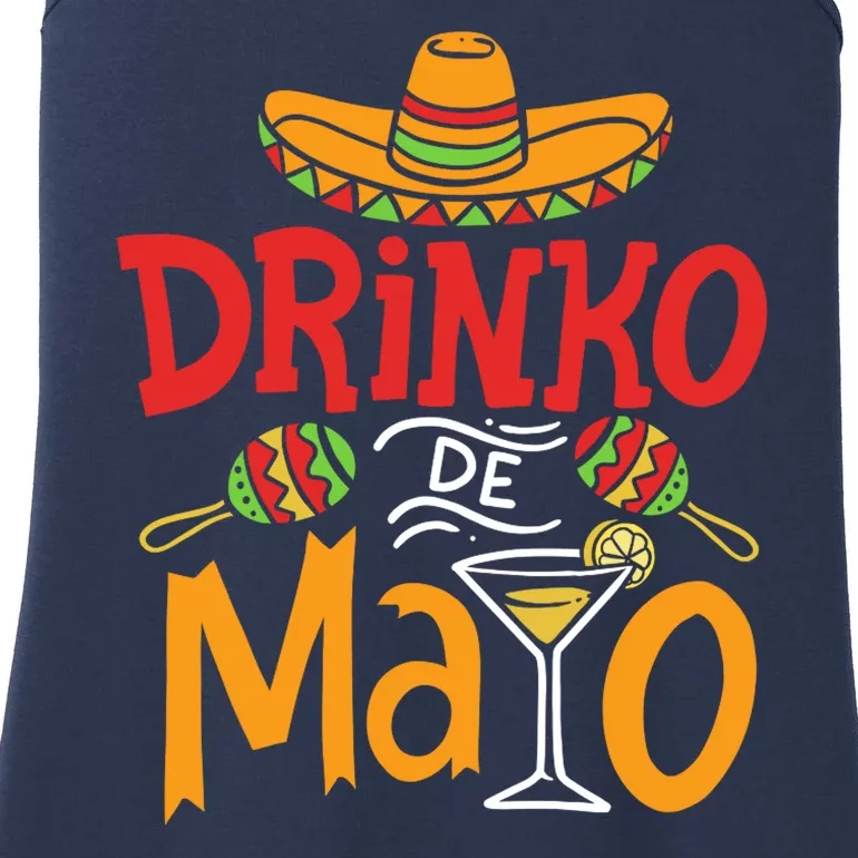 Drinko De Mayo Cinco De Mayo Fiesta Ladies Essential Tank