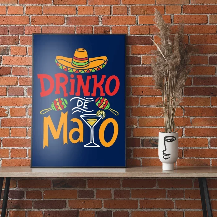 Drinko De Mayo Cinco De Mayo Fiesta Poster