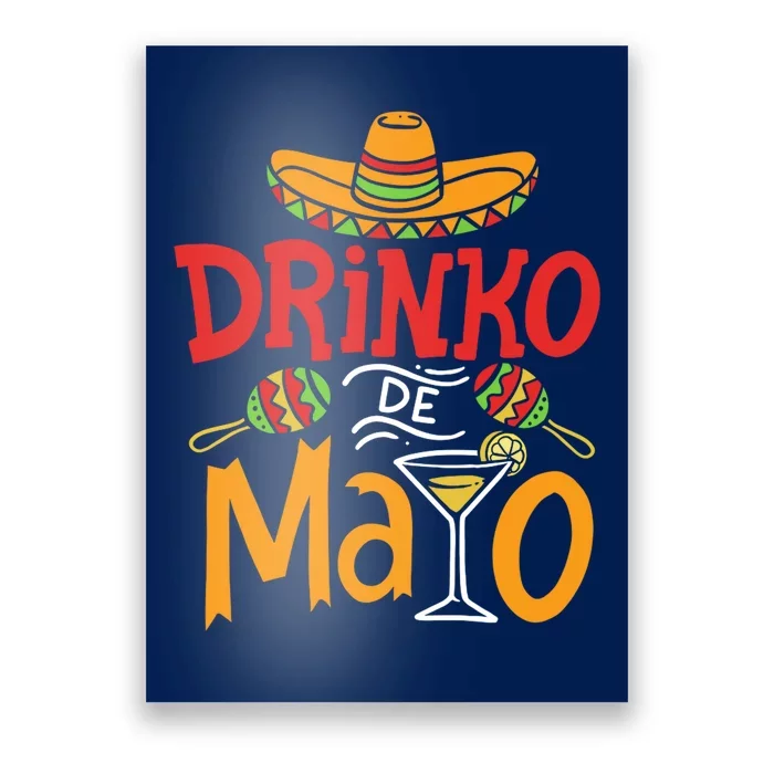 Drinko De Mayo Cinco De Mayo Fiesta Poster