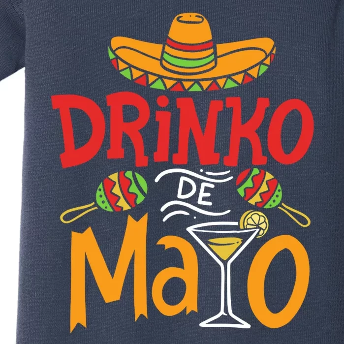 Drinko De Mayo Cinco De Mayo Fiesta Baby Bodysuit