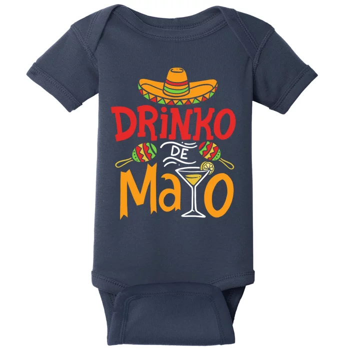 Drinko De Mayo Cinco De Mayo Fiesta Baby Bodysuit