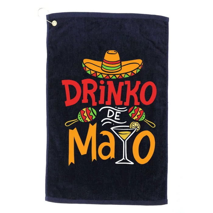 Drinko De Mayo Cinco De Mayo Fiesta Platinum Collection Golf Towel