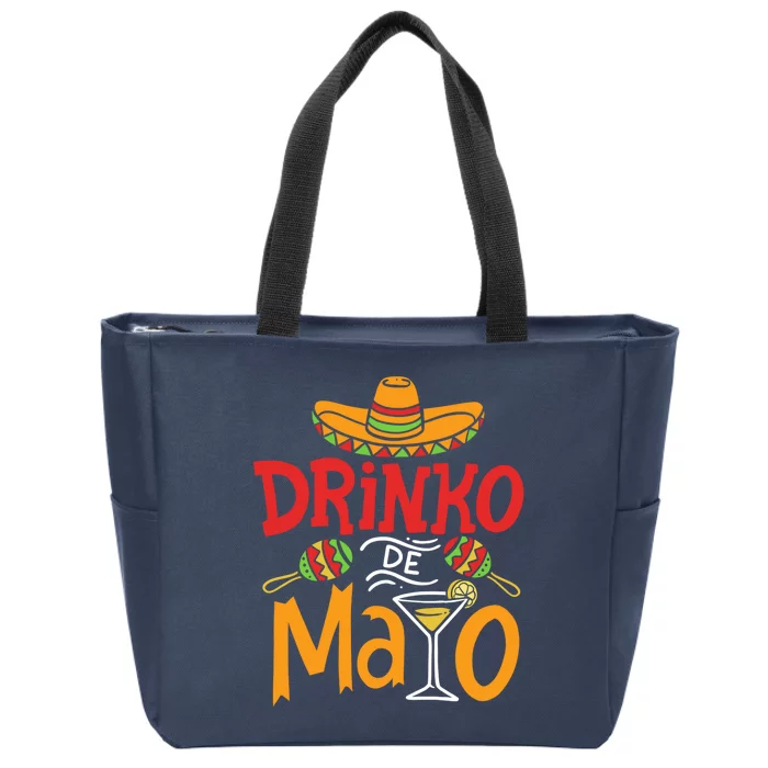 Drinko De Mayo Cinco De Mayo Fiesta Zip Tote Bag