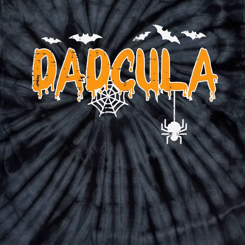 Dadcula Daddy Matching Family Halloween Costume Dad Tie-Dye T-Shirt