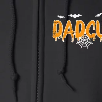 Dadcula Daddy Matching Family Halloween Costume Dad Full Zip Hoodie