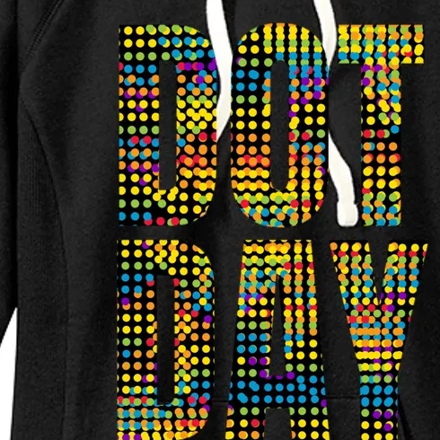 Dot Day Make Your Mark And See Where It Takes You Gift Women's Fleece Hoodie