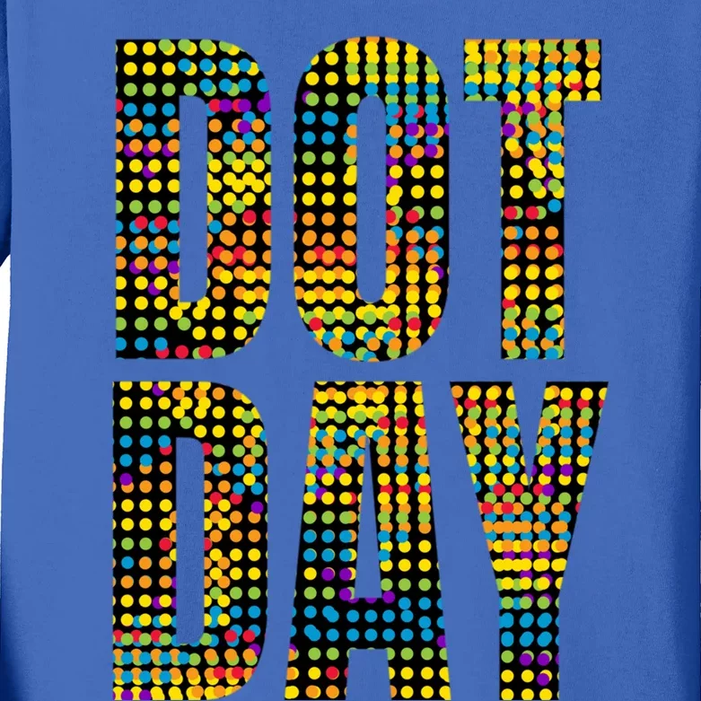 Dot Day Make Your Mark And See Where It Takes You Gift Kids Long Sleeve Shirt