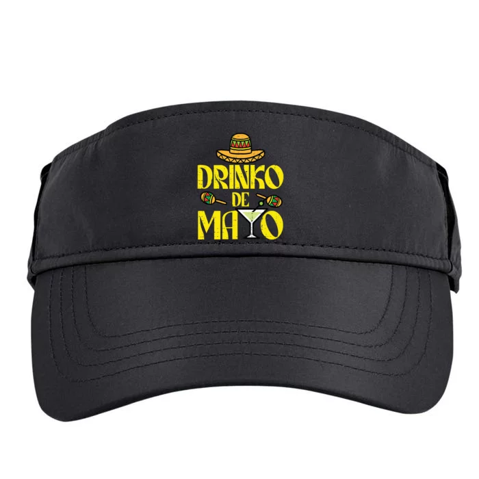 Drinko De Mayo Funny Cinco De Mayo Mexican Fiesta Party Adult Drive Performance Visor