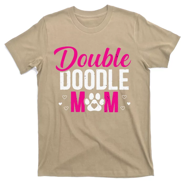 Double Doodle Mom Funny Dog Lovers T-Shirt