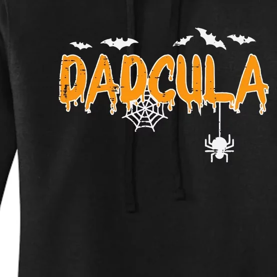 Dadcula Daddy Matching Family Halloween Costume Dad Women's Pullover Hoodie