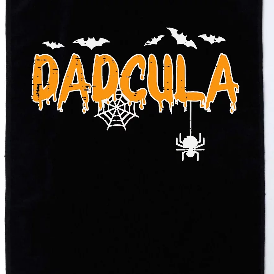 Dadcula Daddy Matching Family Halloween Costume Dad Platinum Collection Golf Towel