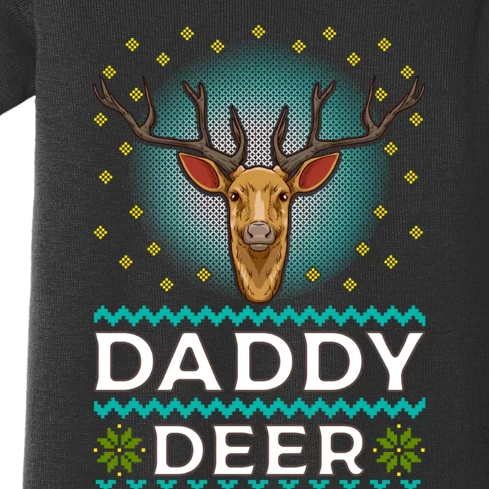 Daddy Deer Matching Family Christmas Funny Gift Baby Bodysuit