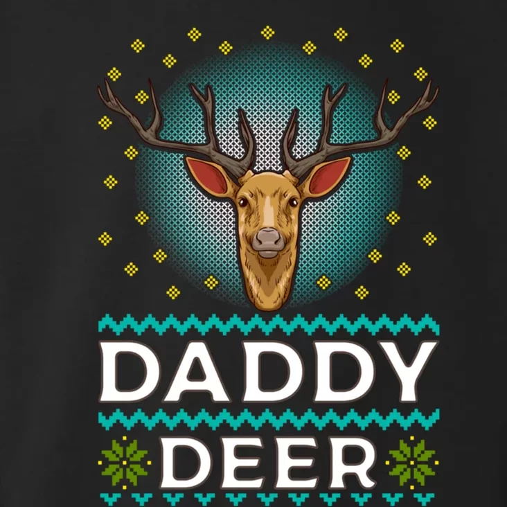 Daddy Deer Matching Family Christmas Funny Gift Toddler Hoodie