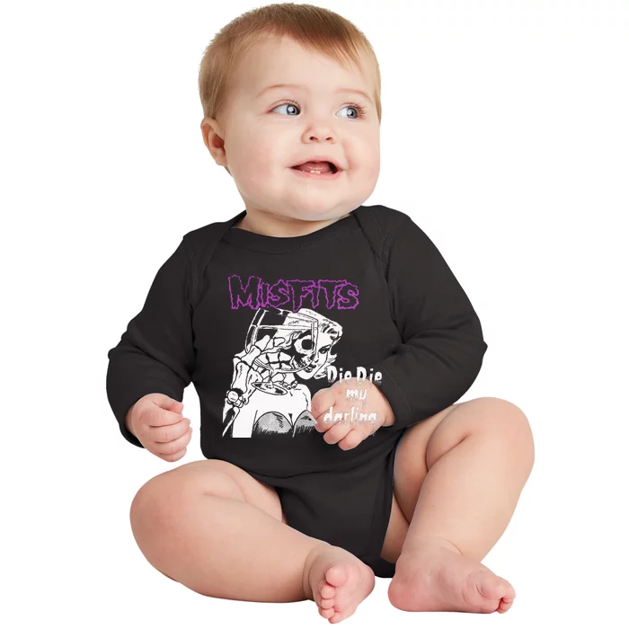 Die Die My Darling Baby Long Sleeve Bodysuit