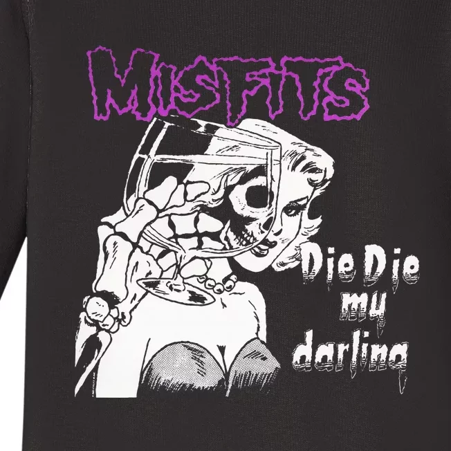 Die Die My Darling Baby Long Sleeve Bodysuit