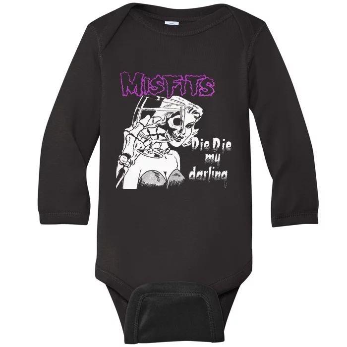 Die Die My Darling Baby Long Sleeve Bodysuit