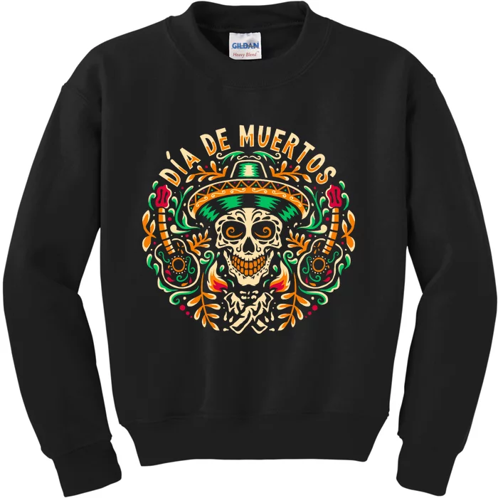 Dia De Muertos Kids Sweatshirt