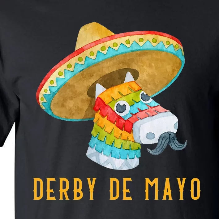 Derby de Mayo Kentucky Horse Race Mexico Pinata Mexican Tall T-Shirt