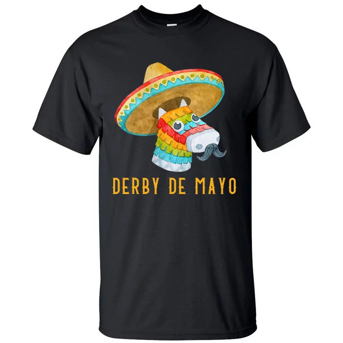 Derby de Mayo Kentucky Horse Race Mexico Pinata Mexican Tall T-Shirt