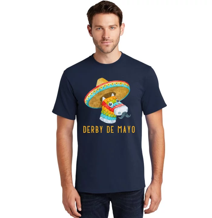 Derby De Mayo Kentucky Horse Race Mexico Pinata Mexican Tall T-Shirt