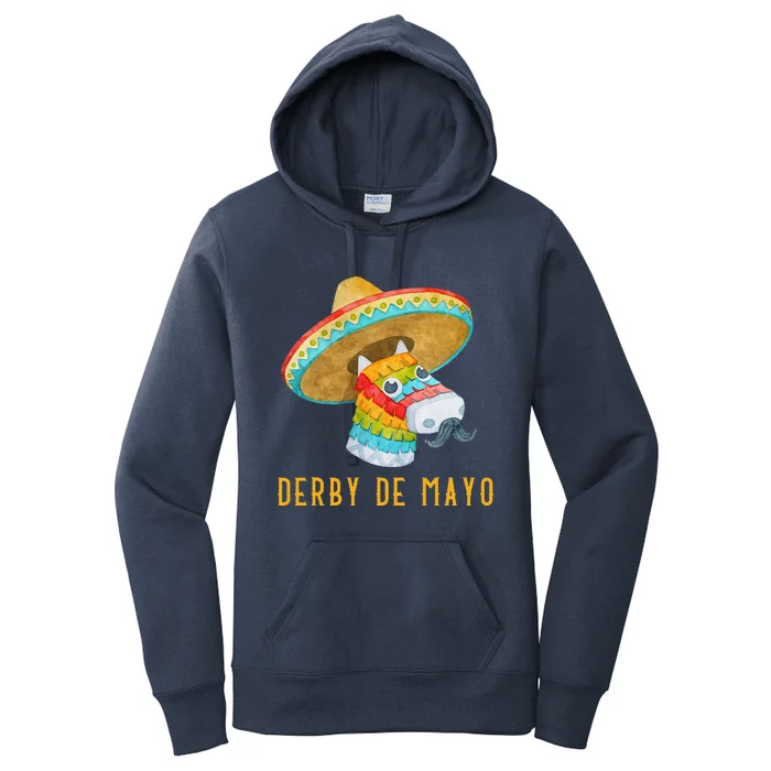 Derby De Mayo Kentucky Horse Race Mexico Pinata Mexican Women's Pullover Hoodie