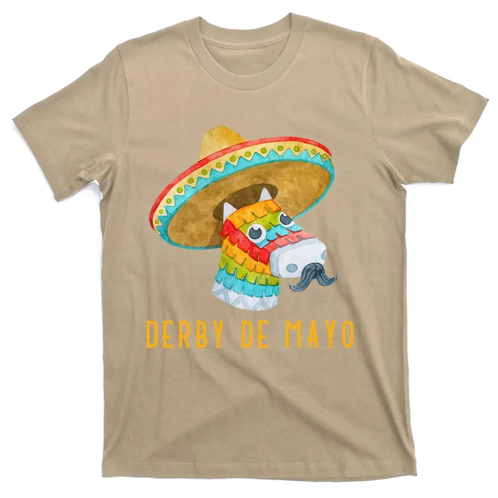 Derby De Mayo Kentucky Horse Race Mexico Pinata Mexican T-Shirt