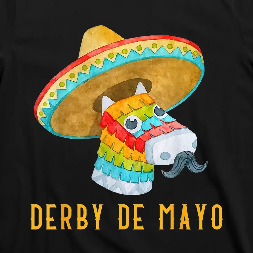 Derby De Mayo Kentucky Horse Race Mexico Pinata Mexican T-Shirt