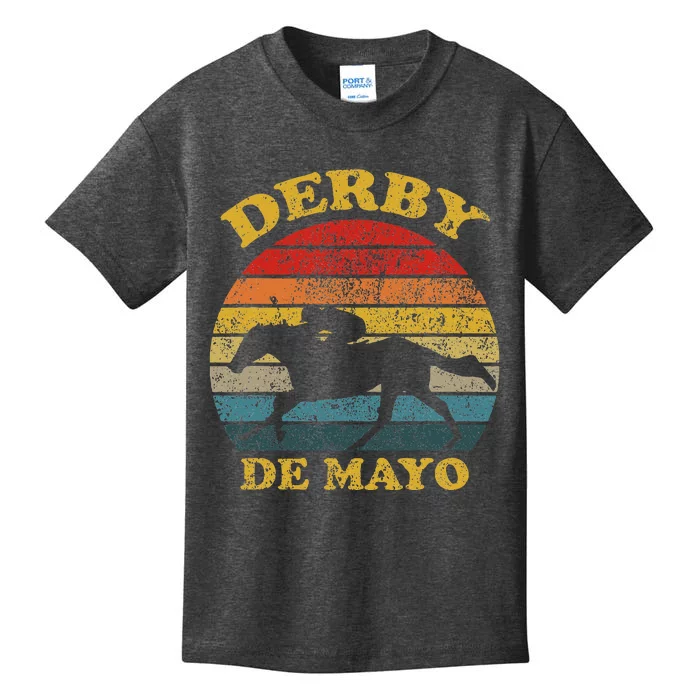 Derby De Mayo Party 2024 Lets Fiesta Horse Race Kids T-Shirt