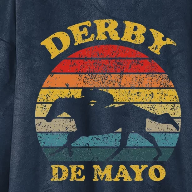 Derby De Mayo Party 2024 Lets Fiesta Horse Race Hooded Wearable Blanket