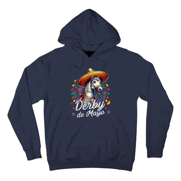 Derby De Mayo Horse Racing Mexican Tall Hoodie