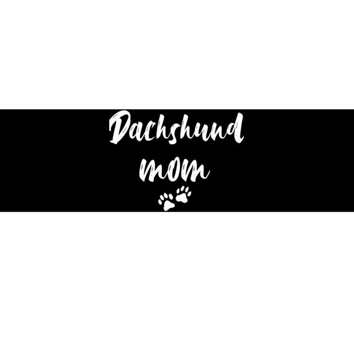 Dachshund Dog Mom Long Sleeve Bumper Sticker