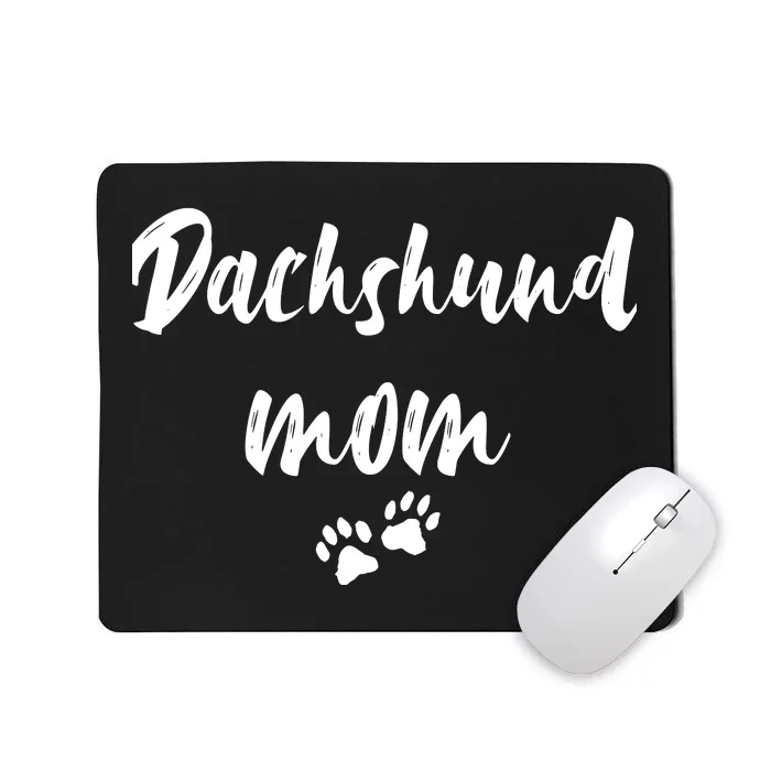 Dachshund Dog Mom Long Sleeve Mousepad