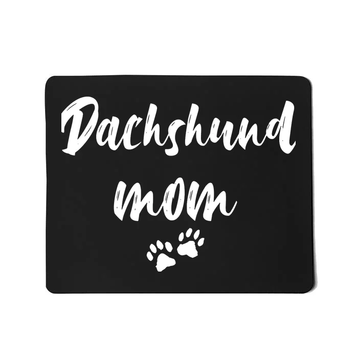 Dachshund Dog Mom Long Sleeve Mousepad