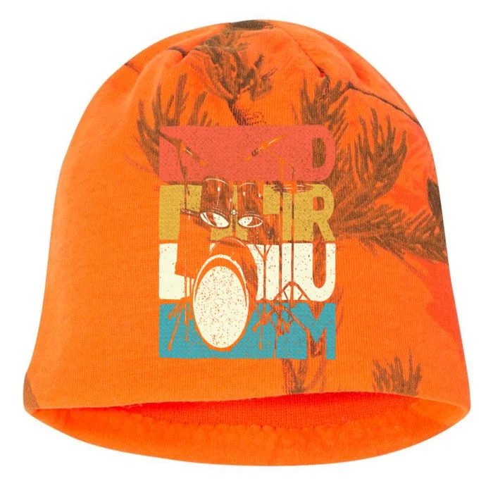 Drum Drummer Music Band Lover Percussion Lover Drumming Kati - Camo Knit Beanie