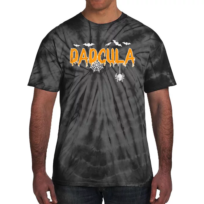 Dadcula Daddy Matching Family Halloween Costume Dad Tie-Dye T-Shirt