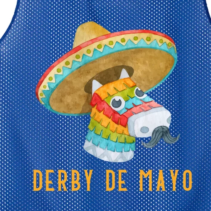 Derby De Mayo Kentucky Horse Race Mexico Pinata Mexican Meaningful Gift Mesh Reversible Basketball Jersey Tank