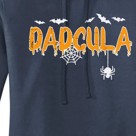 Dadcula Daddy Matching Family Halloween Costume Dad Funny Women's Pullover Hoodie