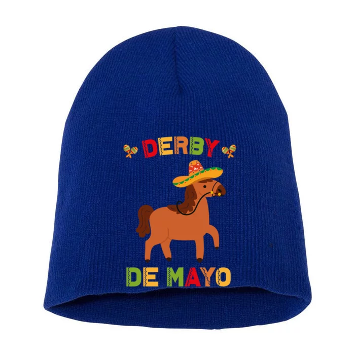 Derby De Mayo Great Gift Cinco De Derby Sanchez Race Kentucky Fun Cool Gift Short Acrylic Beanie