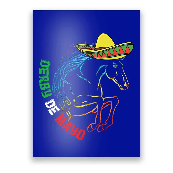 Derby De Mayo Gift Kentucky Horse Race Mexico Gift Poster