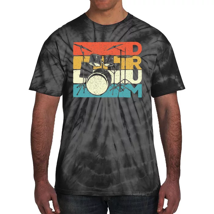 Drum Drummer Music Band Lover Percussion Tie-Dye T-Shirt