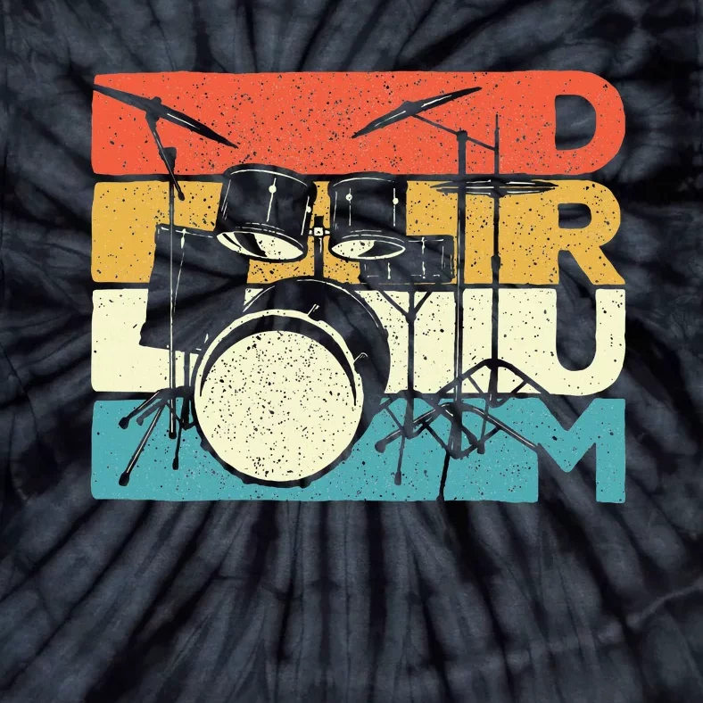 Drum Drummer Music Band Lover Percussion Tie-Dye T-Shirt