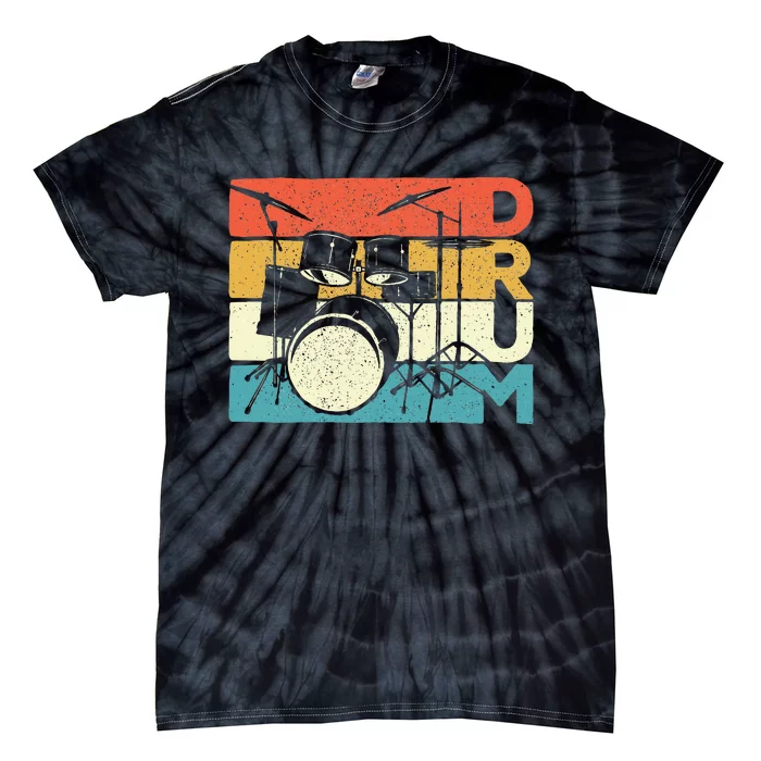 Drum Drummer Music Band Lover Percussion Tie-Dye T-Shirt