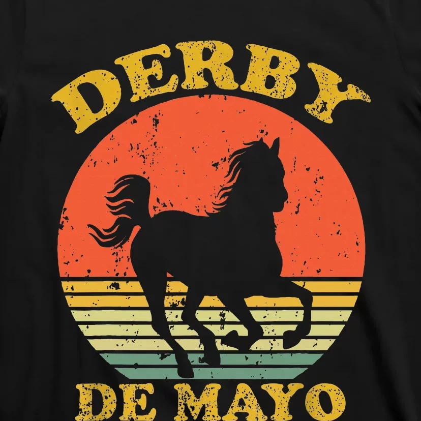 Derby De Mayo Party 2024 Lets Fiesta Horse Race T-Shirt