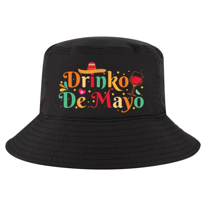 Drinko De Mayo Typography T Cool Comfort Performance Bucket Hat