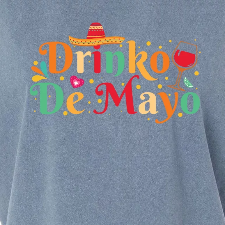 Drinko De Mayo Typography T Garment-Dyed Women's Muscle Tee