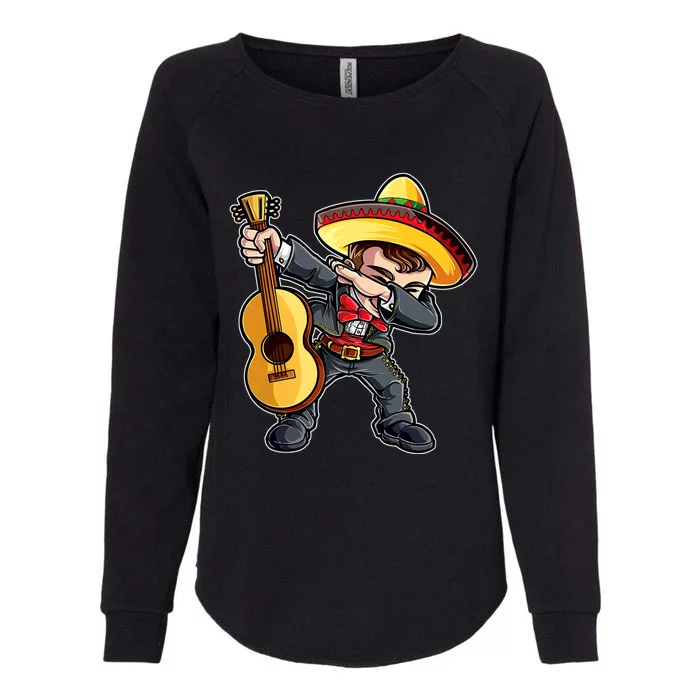 Dabbing Dab Mariachi Dad Mexican Sombrero Cinco De Mayo Daddy Fiesta Womens California Wash Sweatshirt