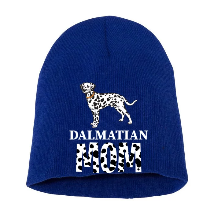 Dog Dalmatian Mom Cool Gift Short Acrylic Beanie