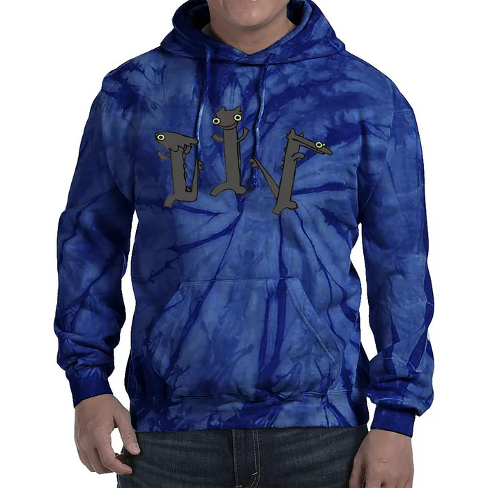 Dancing Dragon Meme Tie Dye Hoodie